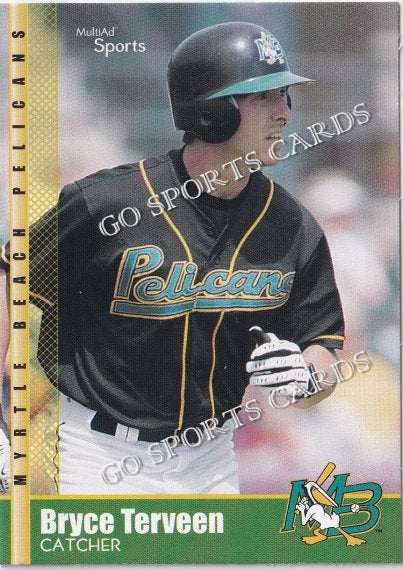 2002 Myrtle Beach Pelicans Bryce Terveen