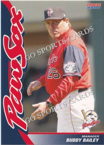 2004 Pawtucket Red Sox Buddy Bailey