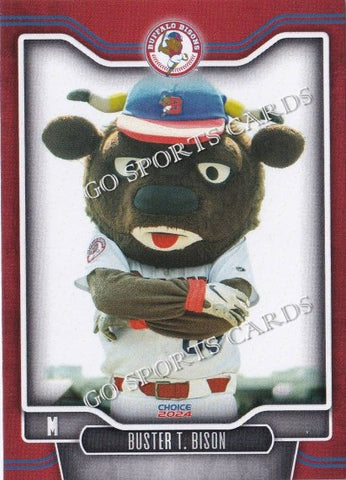 2024 Buffalo Bisons Buster T Bison Mascot