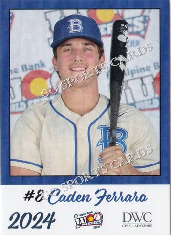 2024 Blinn College Buccaneers JUCO Caden Ferraro