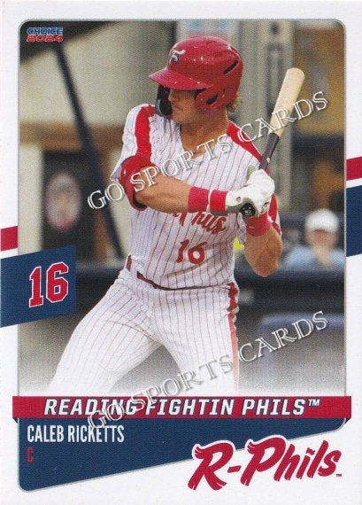 2024 Reading Fightin Phils Caleb Ricketts