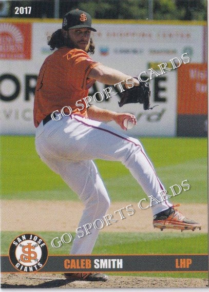 2017 San Jose Giants Caleb Smith