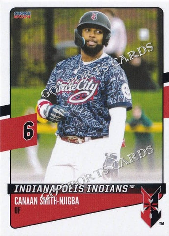 2024 Indianapolis Indians Canaan Smith Njigba