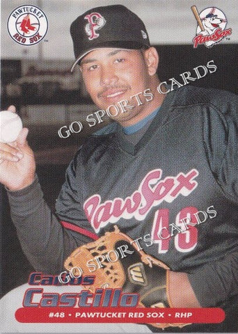 2001 Pawtucket Red Sox Carlos Castillo