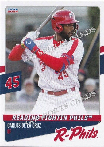 2024 Reading Fightin Phils Carlos De La Cruz