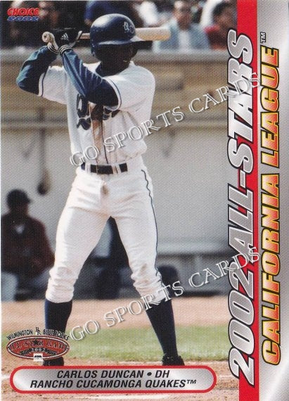 2002 California Carolina League All Star Game Carlos Duncan