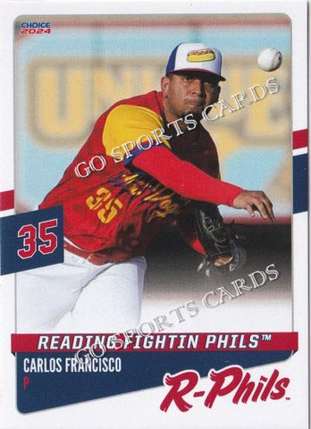 2024 Reading Fightin Phils Carlos A Francisco