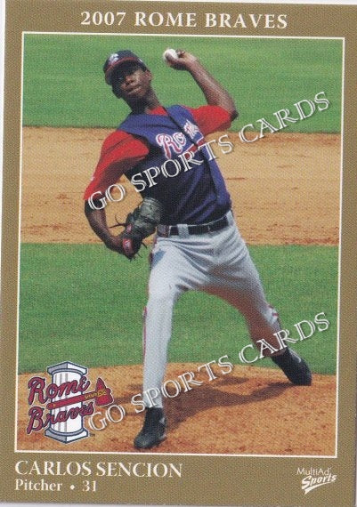 2007 Rome Braves Carlos Sencion