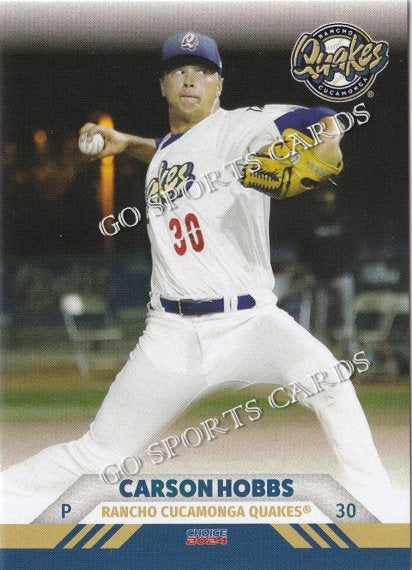 2024 Rancho Cucamonga Quakes Carson Hobbs