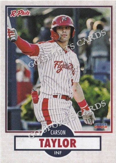 2024 Reading Fightin Phils 3rd Carson Taylor