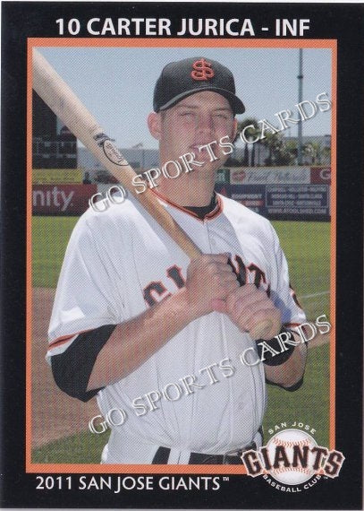 2011 San Jose Giants Carter Jurica