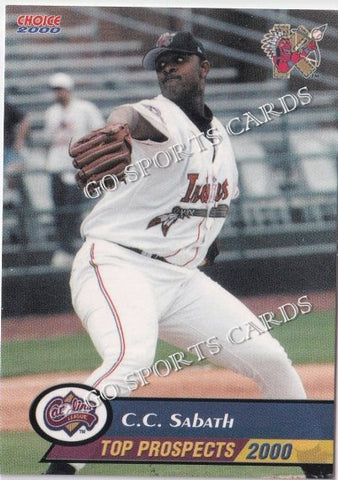 2000 Carolina League Top Prospects CC Sabath Sabathia