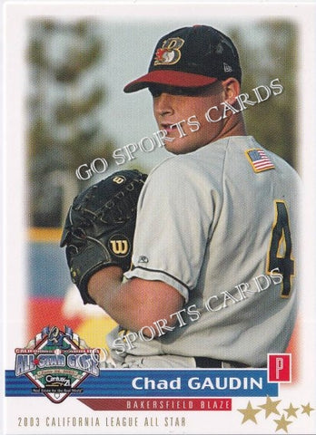 2003 California Carolina League All Star Game Chad Gaudin