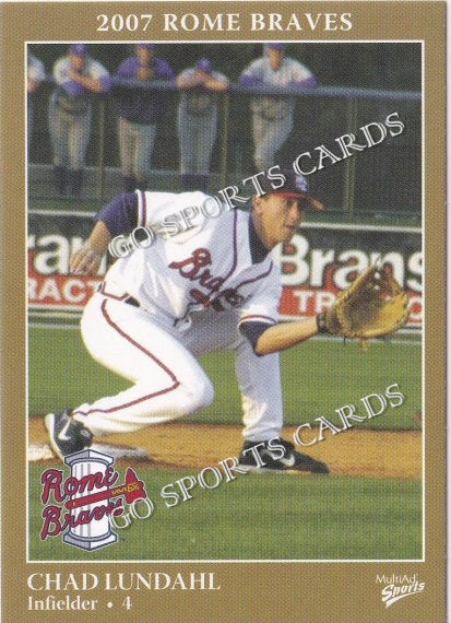 2007 Rome Braves Chad Lundahl