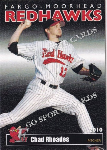 2010 Fargo Moorhead RedHawks Chad Rhoades