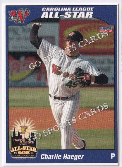 2005 California Carolina League All Star Game Charlie Haeger