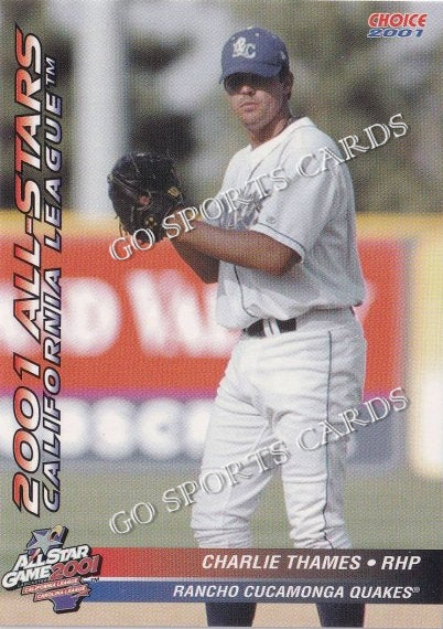 2001 California Carolina League All Star Game Charlie Thames