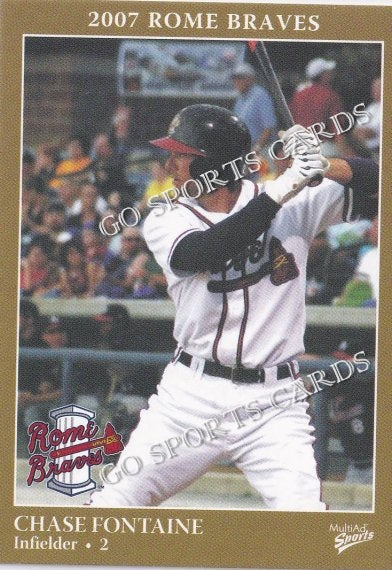 2007 Rome Braves Chase Fontaine