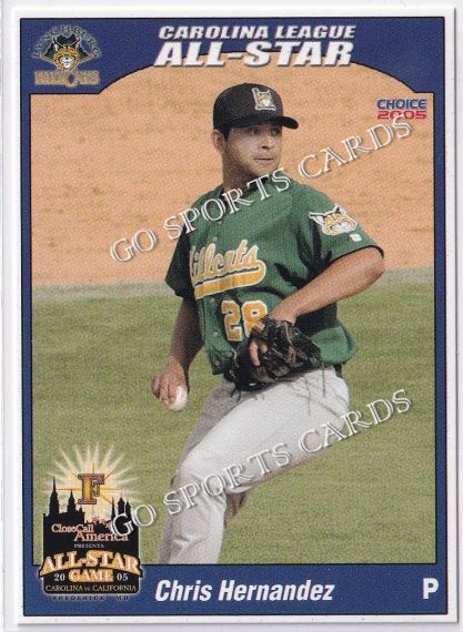 2005 California Carolina League All Star Game Chris Hernandez