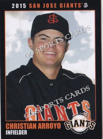 2015 San Jose Giants Christian Arroyo