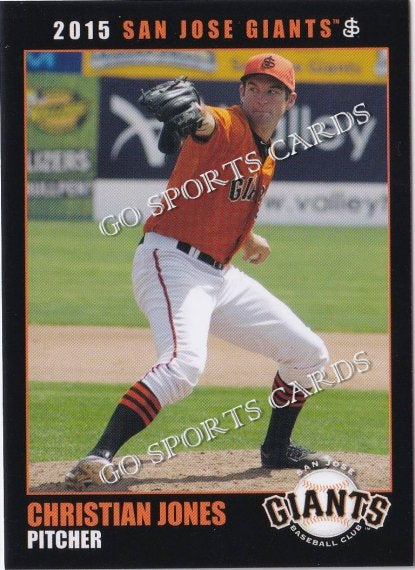 2015 San Jose Giants Christian Jones