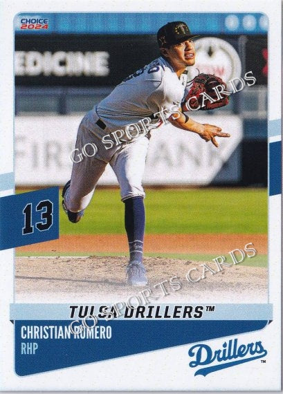 2024 Tulsa Drillers Christian Romero