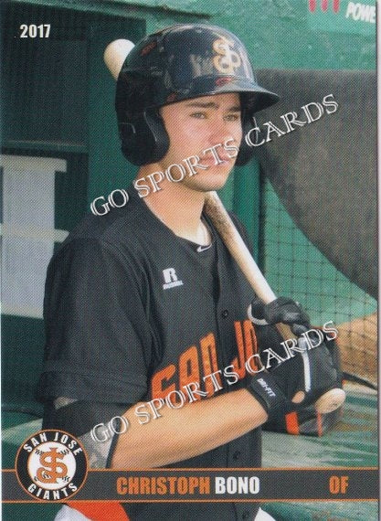 2017 San Jose Giants Christoph Bono