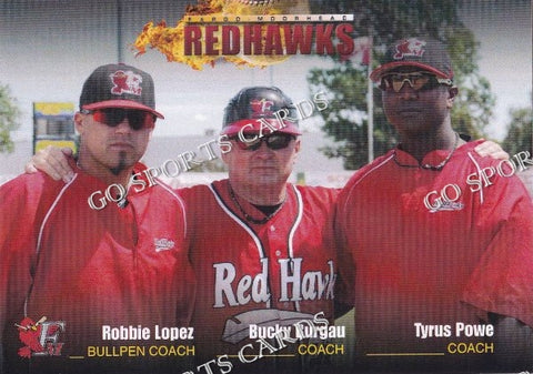 2009 Fargo Moorhead RedHawks Robbie Lopez Bucky Burgau Tyrus Powe