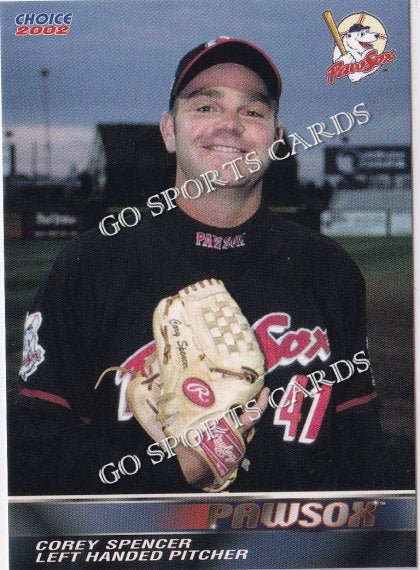 2002 Pawtucket Red Sox Corey Spencer