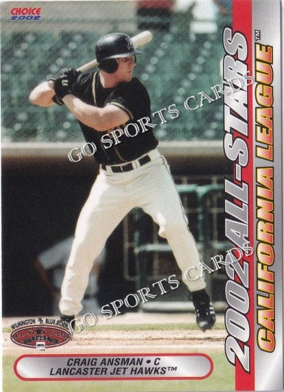 2002 California Carolina League All Star Game Craig Ansman