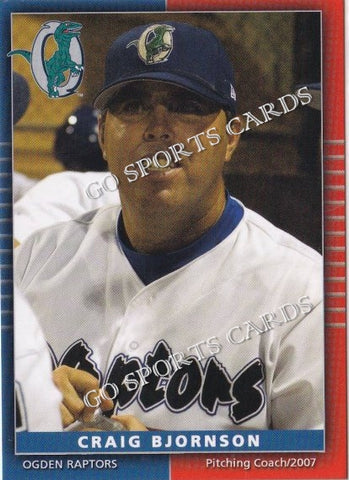 2007 Ogden Raptors Craig Bjornson