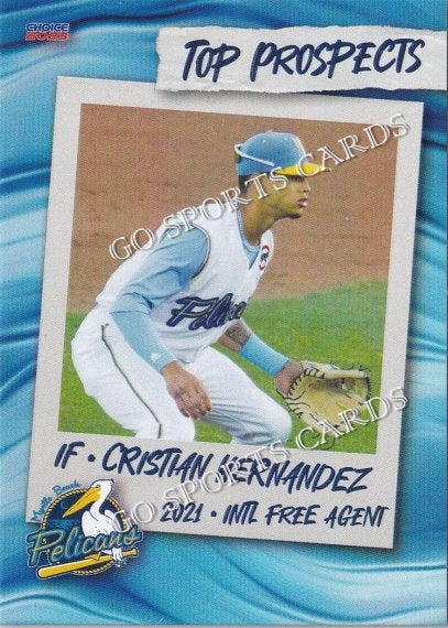 2023 Myrtle Beach Pelicans Top Prospects Cristian Hernandez