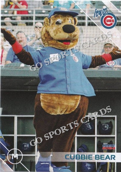 2024 Iowa Cubs Cubbie Bear Mascot