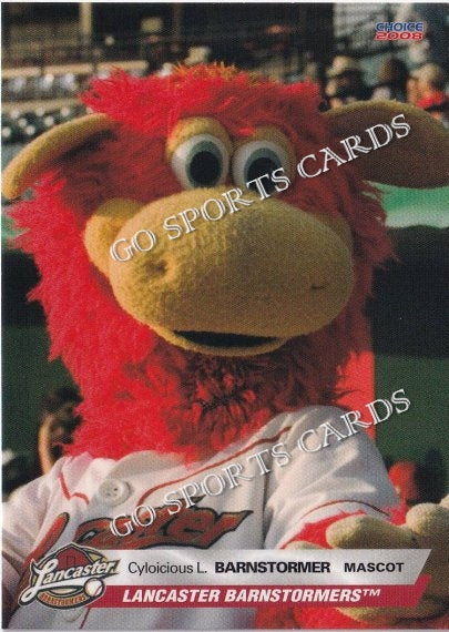 2008 Lancaster Barnstormers CYLO Mascot