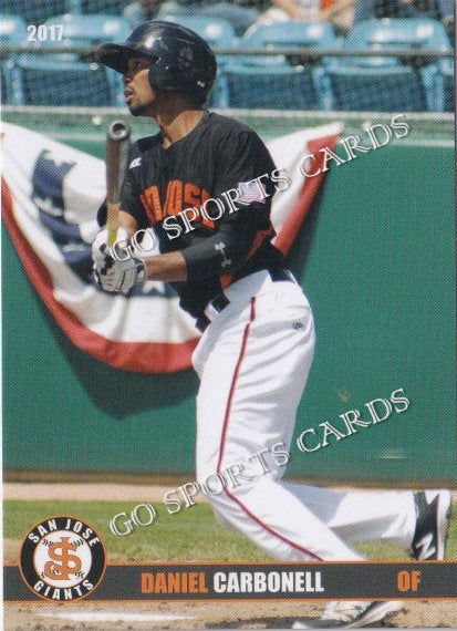 2017 San Jose Giants Daniel Carbonell