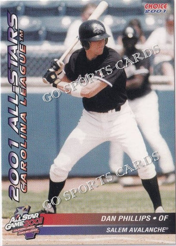 2001 California Carolina League All Star Game Dan Phillips