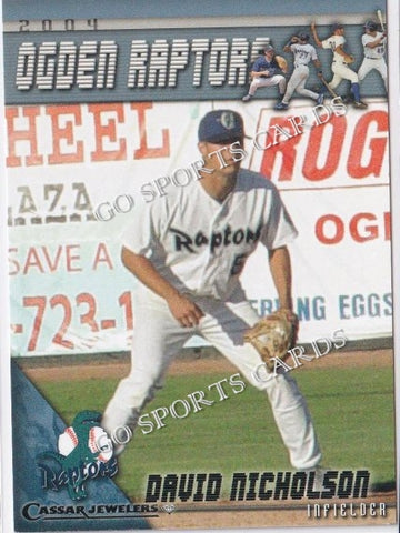 2004 Ogden Raptors David Nicholson