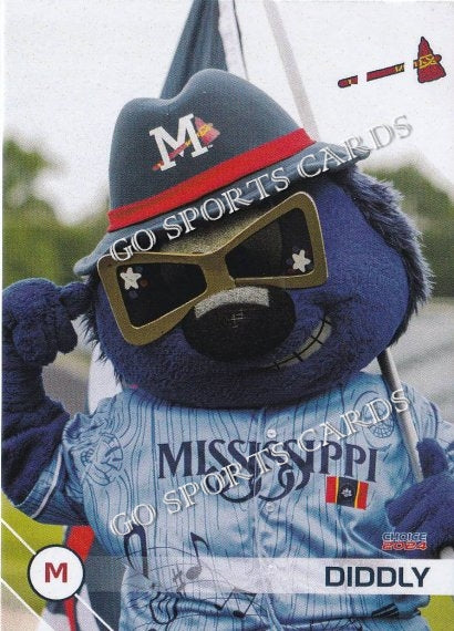 2024 Mississippi Braves Diddly Mascot