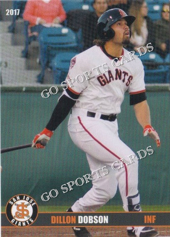 2017 San Jose Giants Dillon Dobson