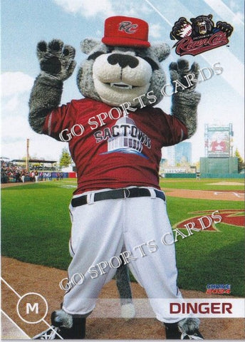 2024 Sacramento River Cats Dinger Mascot