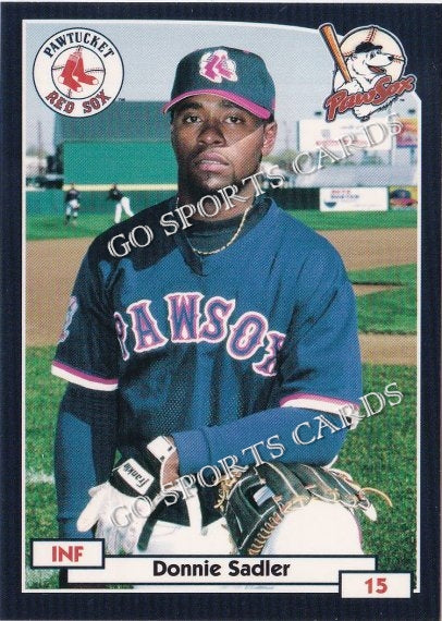 2000 Pawtucket Red Sox Donnie Sadler