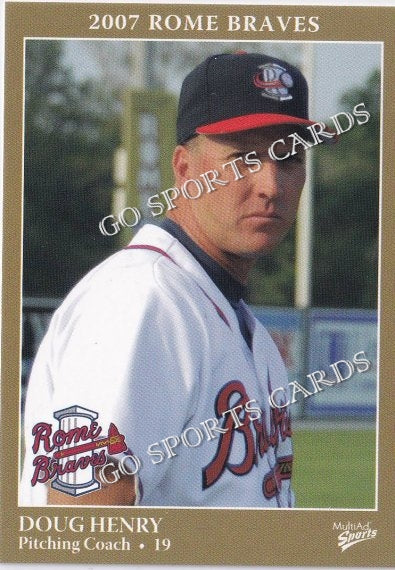 2007 Rome Braves Doug Henry