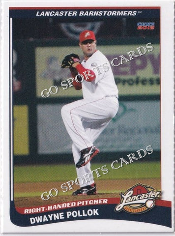 2012 Lancaster Barnstormers Perforated Dwayne Pollok