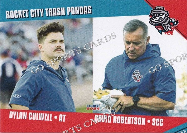 2024 Rocket City Trash Pandas Dylan Culwell David Robertson