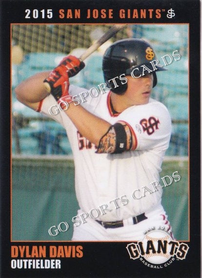 2015 San Jose Giants Dylan Davis