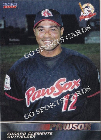 2002 Pawtucket Red Sox Edgard Clemente