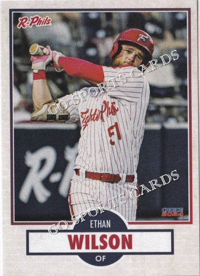 2024 Reading Fightin Phils 3rd Ethan Wilson