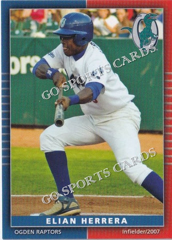 2007 Ogden Raptors Elian Herrera