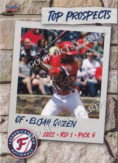 2023 Fredericksburg Nationals Top Prospects Elijah Green