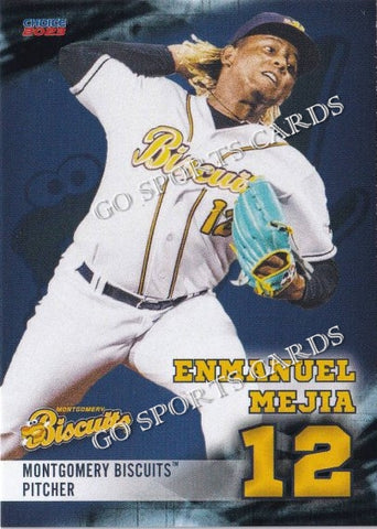 2023 Montgomery Biscuits Enmanuel Mejia